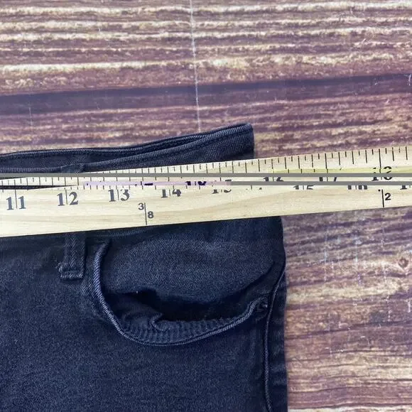 Old Navy Women’s Rockstar Super Skinny Low-Rise Jeans. Size 14 Light Wash Black - Picture 8 of 12